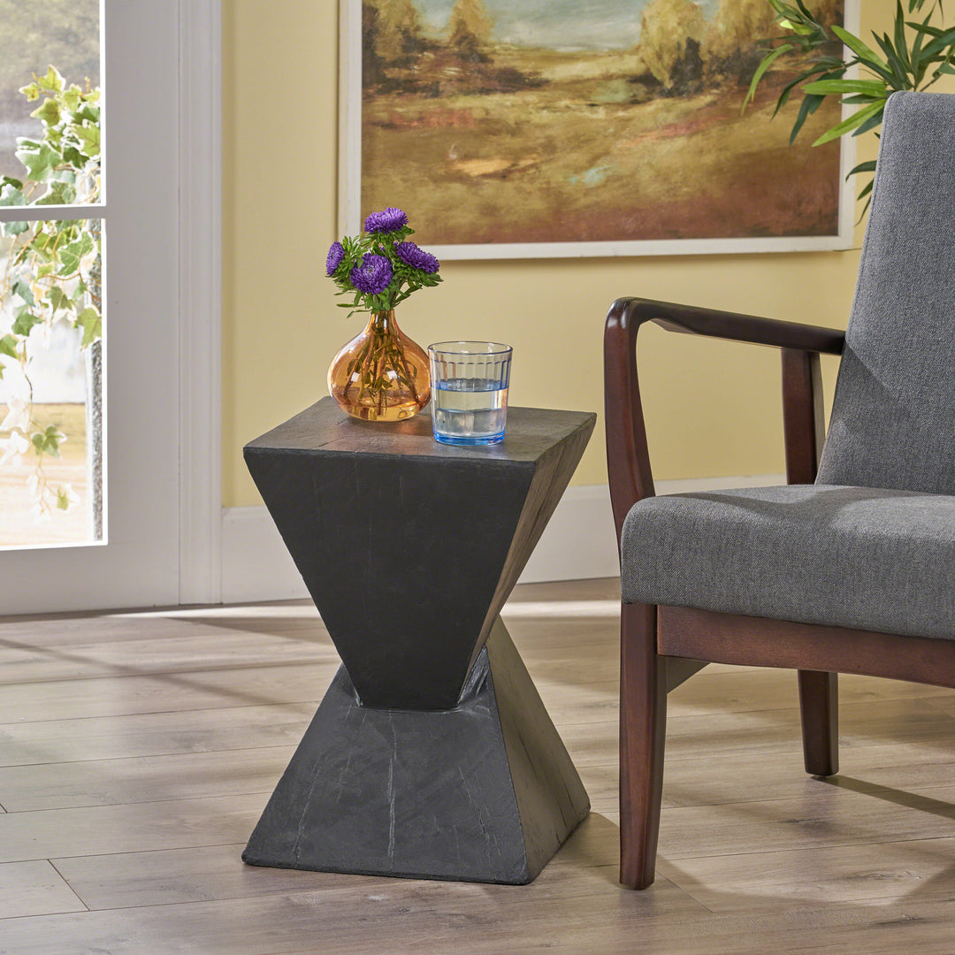 Modern Versatile Black End Side Table