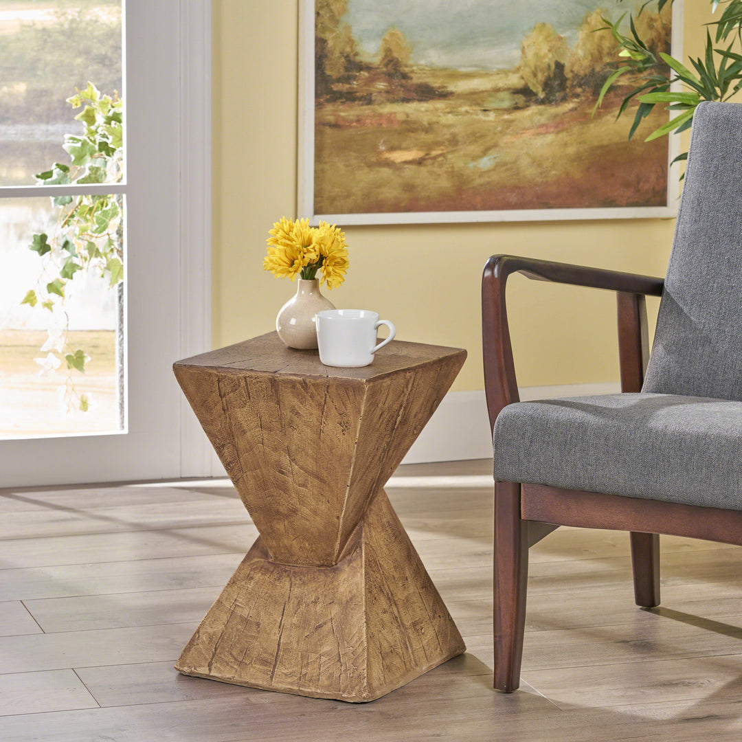 Modern Versatile Natural Color End Side Table